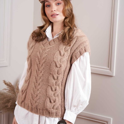 Boxy Jumper in Rowan Cotton Cashmere - Downloadable PDF