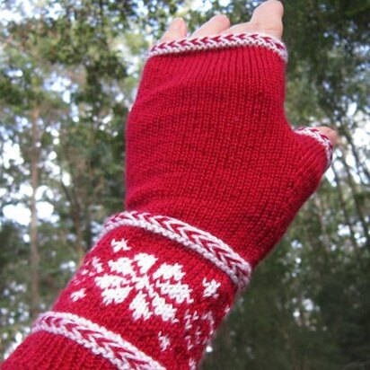 Jhaampe Mitts - knitting pattern