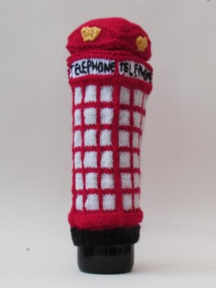 Telephone Box Wine Bottle Cover