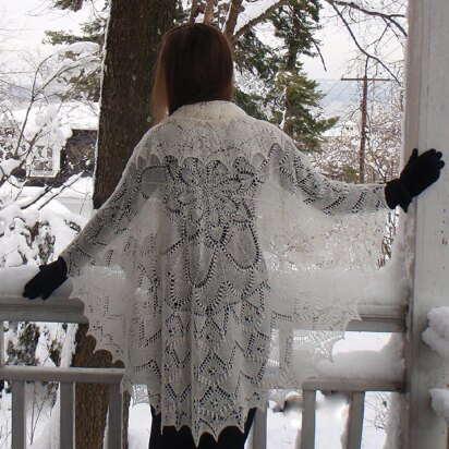 Snow Queen Pi Shawl