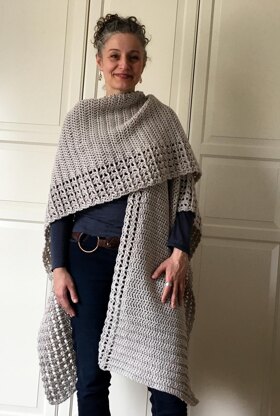 Crochet Ruana Pattern: Wrap-Me-Up Ruana