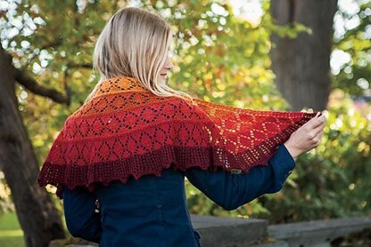 Shades of Leaves Shawl