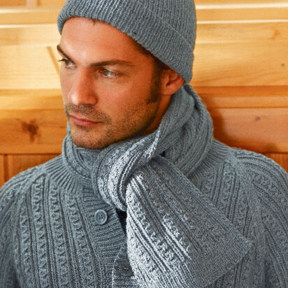 Ribbed Hat in Schachenmayr Universa - S6916 - Downloadable PDF