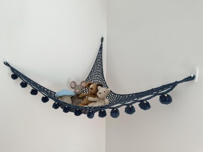 Bohemian Crochet Toy Hammock