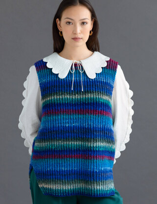 Amondine Vest in Noro Kureyon - 01 - Downloadable PDF