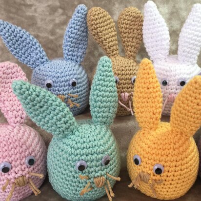 Amigurumi Crochet Animals: Easter chick, lamb and bunny