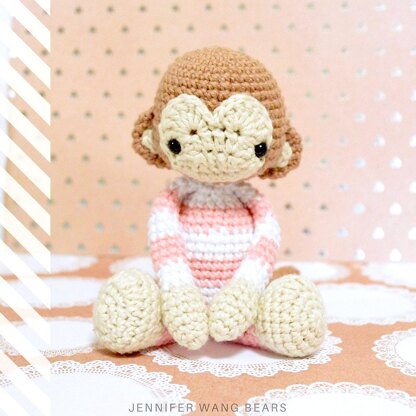 Year of the Monkey 2016 "Houzi" in Paintbox Yarns Cotton DK