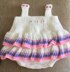 Baby 'Lucy' Pinefore with Nappy cover attached, Newborn, 0-3mths and 3-6mths