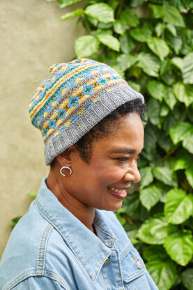 West Wind Hat in Universal Yarns Uni Merino Mini - Downloadable PDF