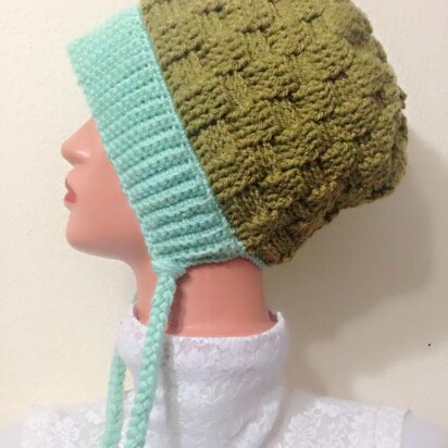 Messy Bun Hat Crochet Pattern, HADLEY