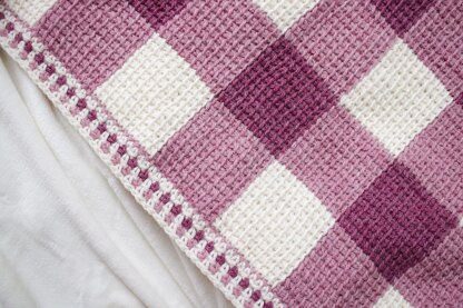 Sweet Gingham Baby Blanket