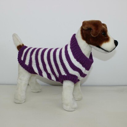 Lulu Dog Knit Sweater [FREE Knitting Pattern]