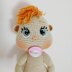 Lulu Doll crochet pattern, Basic Doll body pattern, Amigurumi baby doll pattern, Crochet body doll base 32 cm (12,6 inch) (English, Deutsch, Français)