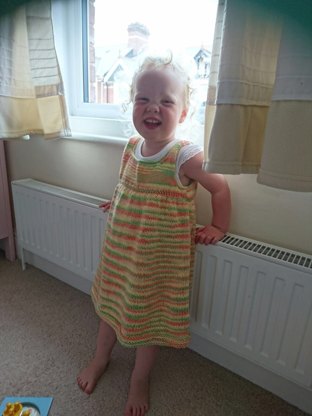 Pinafore dress for summer