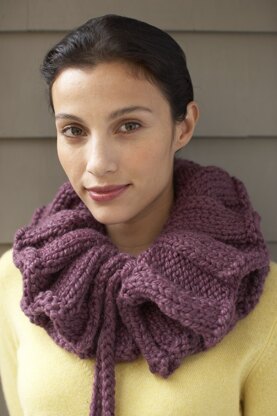 Corrugated Scarf in Lion Brand Wool-Ease Thick & Quick - 80910AD