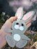 Easter bunny applique