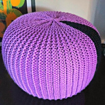 Lilac Pouf Foot Stool Pattern