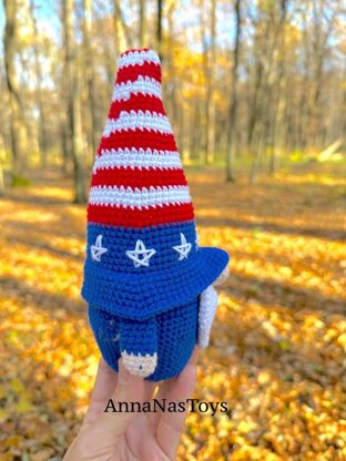 Patriotic gnome USA (boy2)