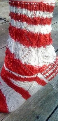 Peppermint Stick Socks