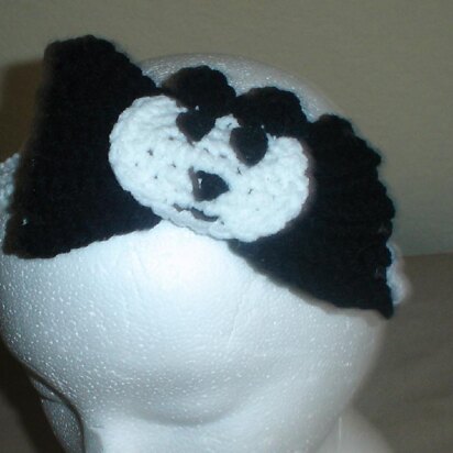 Panda Bow Headband