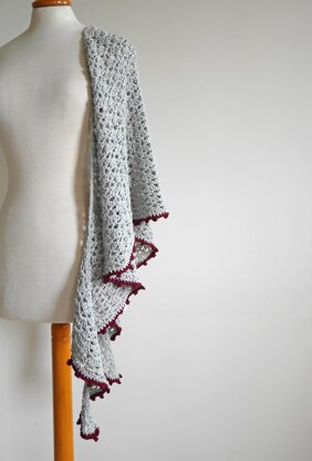 Plumeria shawl