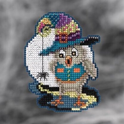 Mill Hill Halloween Owl Cross Stitch Kit - 2.5in x 3.25in (6.4cm x 8.3cm)