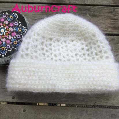 Snowman's Kiss Mohair Hat