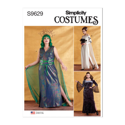 Simplicity Misses' and Women's Costumes S9629 - Sewing Pattern