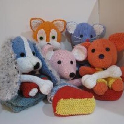 House Animals - knitting pattern