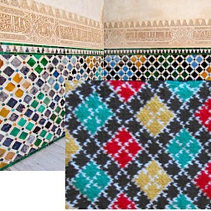 Alhambra Mosaic Placemat (pattern 3)