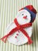 Snowman Gift Card Holder in Bernat Handicrafter Holidays - Downloadable PDF