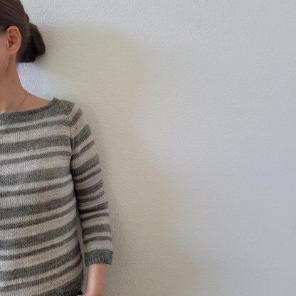 One hot sale stripe sweater