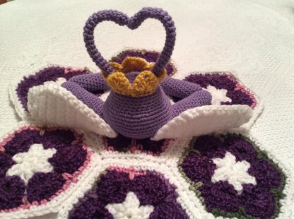 Queen Violet of the LoveBugs Security Blanket