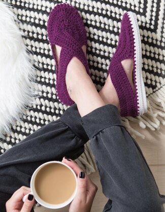Leisure Arts Crochet Shoes eBook