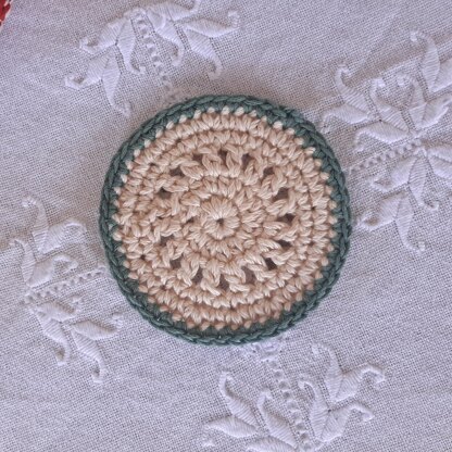 Circular boho coasters