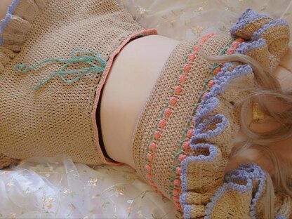 Salad Bowl Top and Skirt Set Crochet Pattern