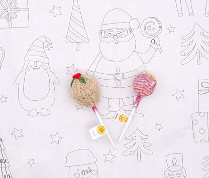 Christmas Lollipop Topper Hats