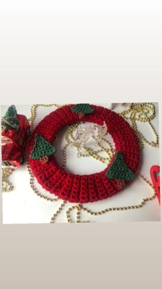 Christmas Crochet Wreath