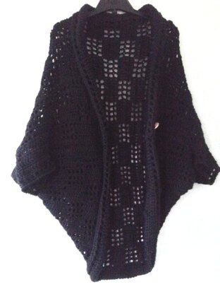 Easy Mesh Crochet Shrug Cardigan