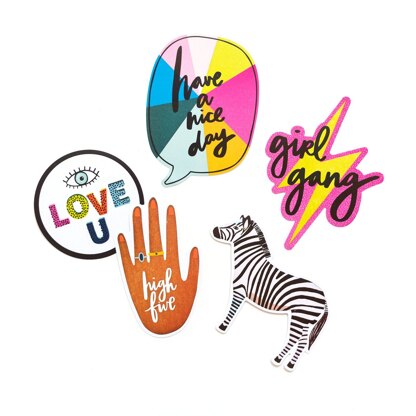 American Crafts Amy Tangerine - Brave + Bold Vinyl Stickers