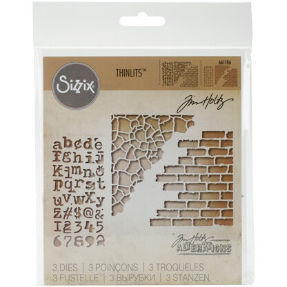 Sizzix Thinlits Dies By Tim Holtz 3/Pkg - Mixed Media #3