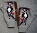 Woodpecker fingerless gloves