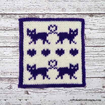 Cat Affection Potholder