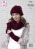 Beanie, Scarf, Mittens, Snood, Slouchy Hat & Wrist Warmers in King Cole Magnum Chunky - 5035 - Downloadable PDF