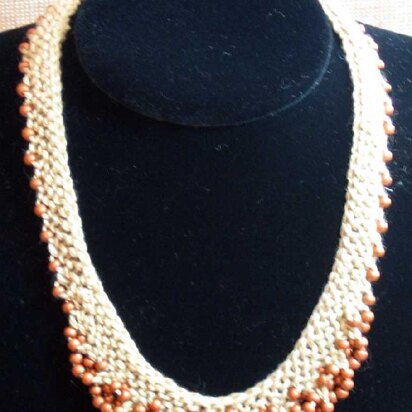 Scallop Edge Beaded Necklace with variations