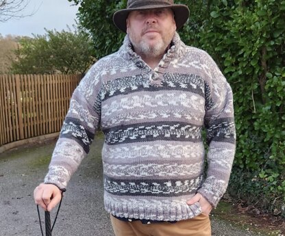 Mens chunky jumper