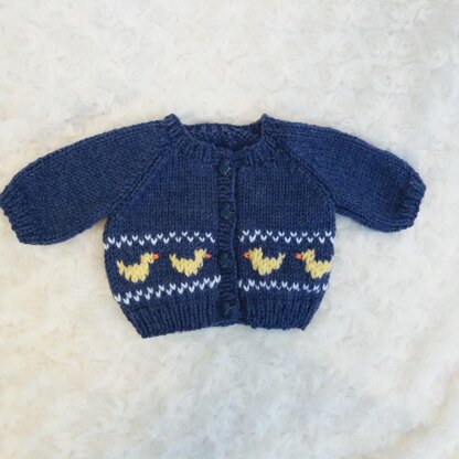 Baby doll Sheep/ Duck cardigan