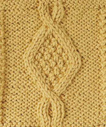 Debbie Bliss Cable Sweater With Collar PDF
