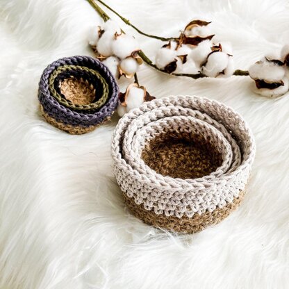 Nesting Mini Baskets