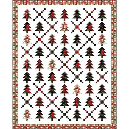 Michael Miller Fabrics Holiday Forest Quilt - Downloadable PDF
